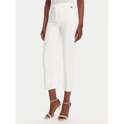 Zdjęcie Elisabetta Franchi Chinosy PA-098-52E2-V320 Biały Regular Fit