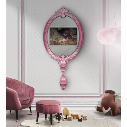Picture Magic mirror with TV for a girl