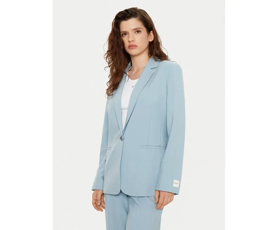 obrazek 1 Calvin Klein Marynarka K20K207632 Błękitny Slim Fit