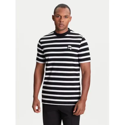 Zdjęcie KARL LAGERFELD T-Shirt 755022 553231 Czarny Regular Fit