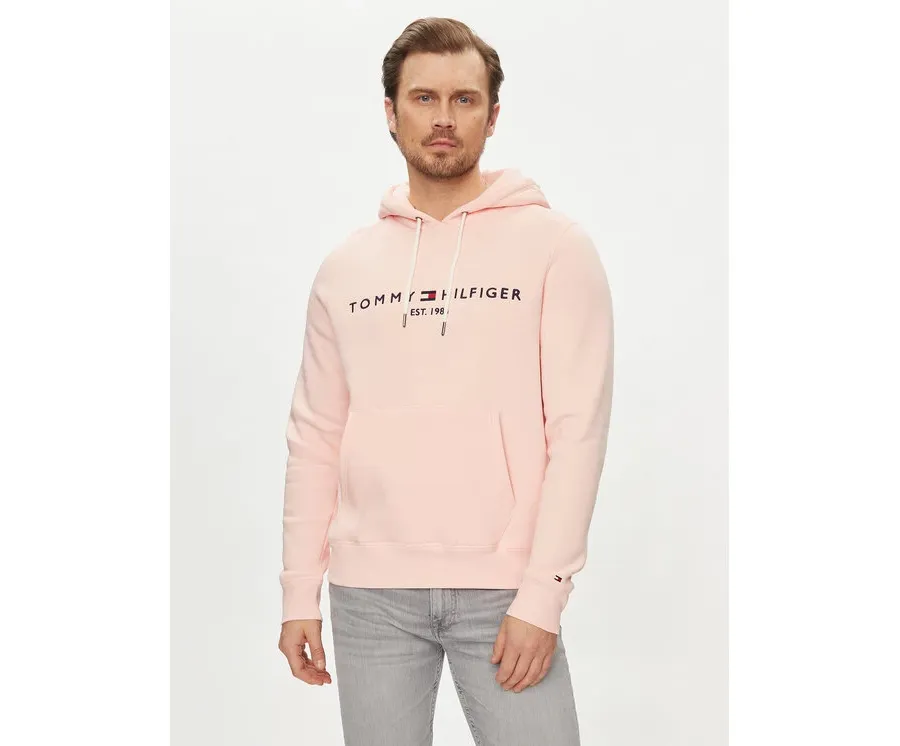 obrazek 1 Tommy Hilfiger Bluza Logo MW0MW11599 Różowy Regular Fit