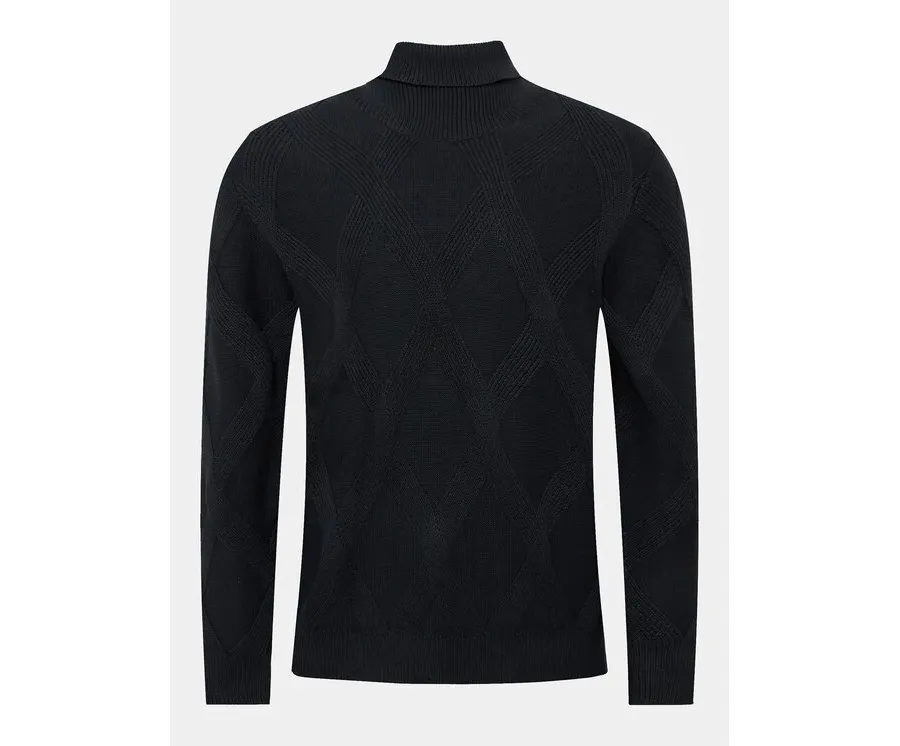 obrazek 1 Lindbergh Golf 30-804043 Czarny Relaxed Fit