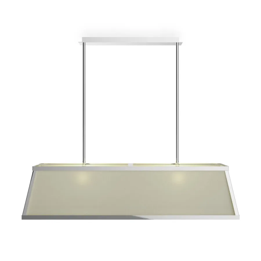 obrazek 1 Lampa wisząca z chromowanego mosiądzu H.110xL.120xP.40 cm