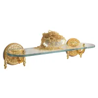 Picture Richly decorated medium wall shelf 60 cm for the bathroom – 3SC