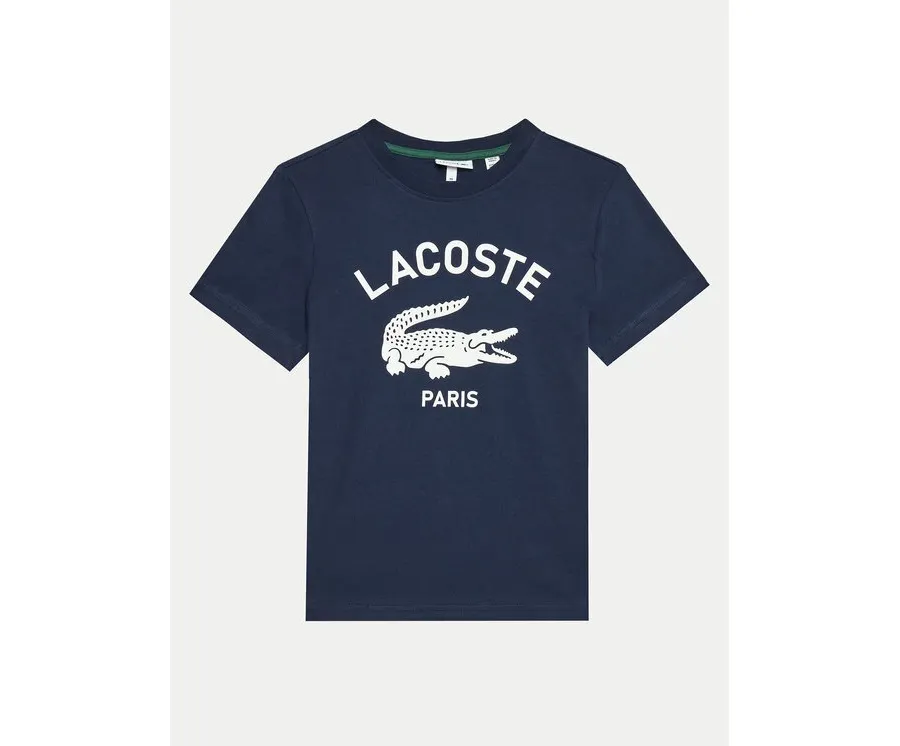 obrazek 1 Lacoste T-Shirt TJ3003 Granatowy Regular Fit