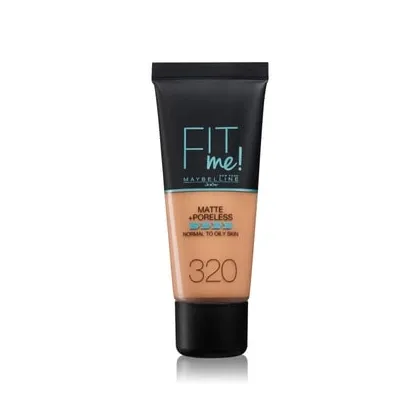Zdjęcie Maybelline Fit Me Matt+Poreless Podkład w płynie 30 ml Nr. 320 - Natural Tan