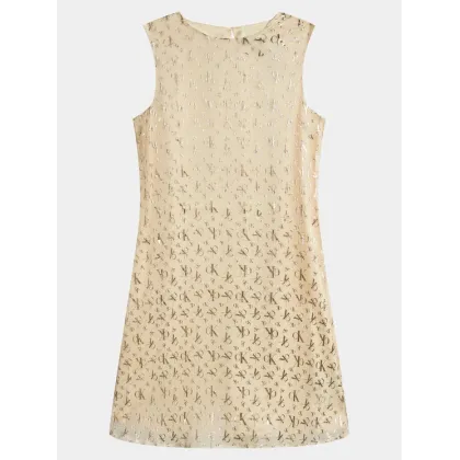 Zdjęcie Calvin Klein Jeans Sukienka elegancka IG0IG02356 Beżowy Regular Fit