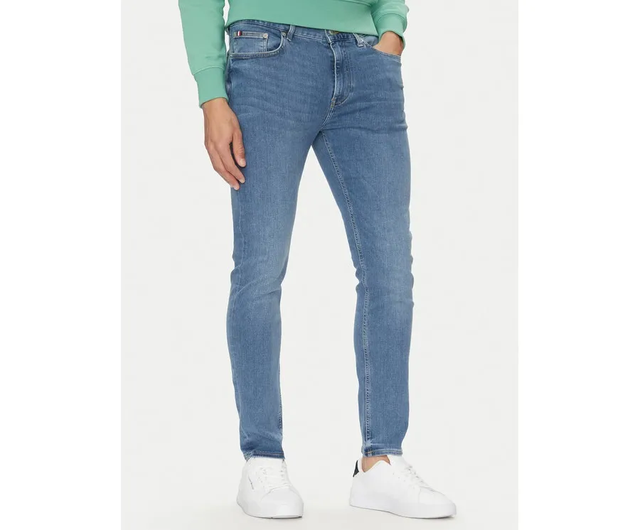 obrazek 1 Tommy Hilfiger Jeansy Bleecker MW0MW38823 Niebieski Slim Fit