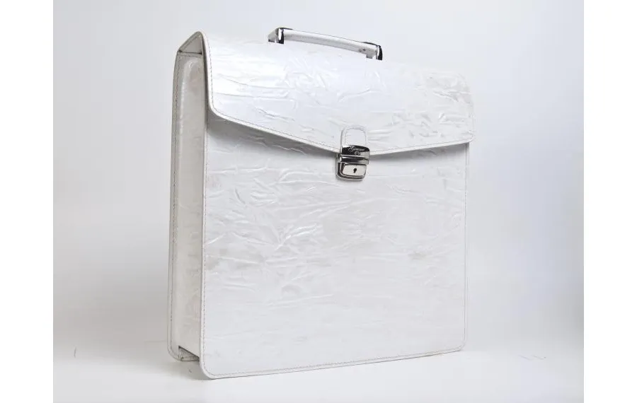 picture 1 Italian briefcase Pearl