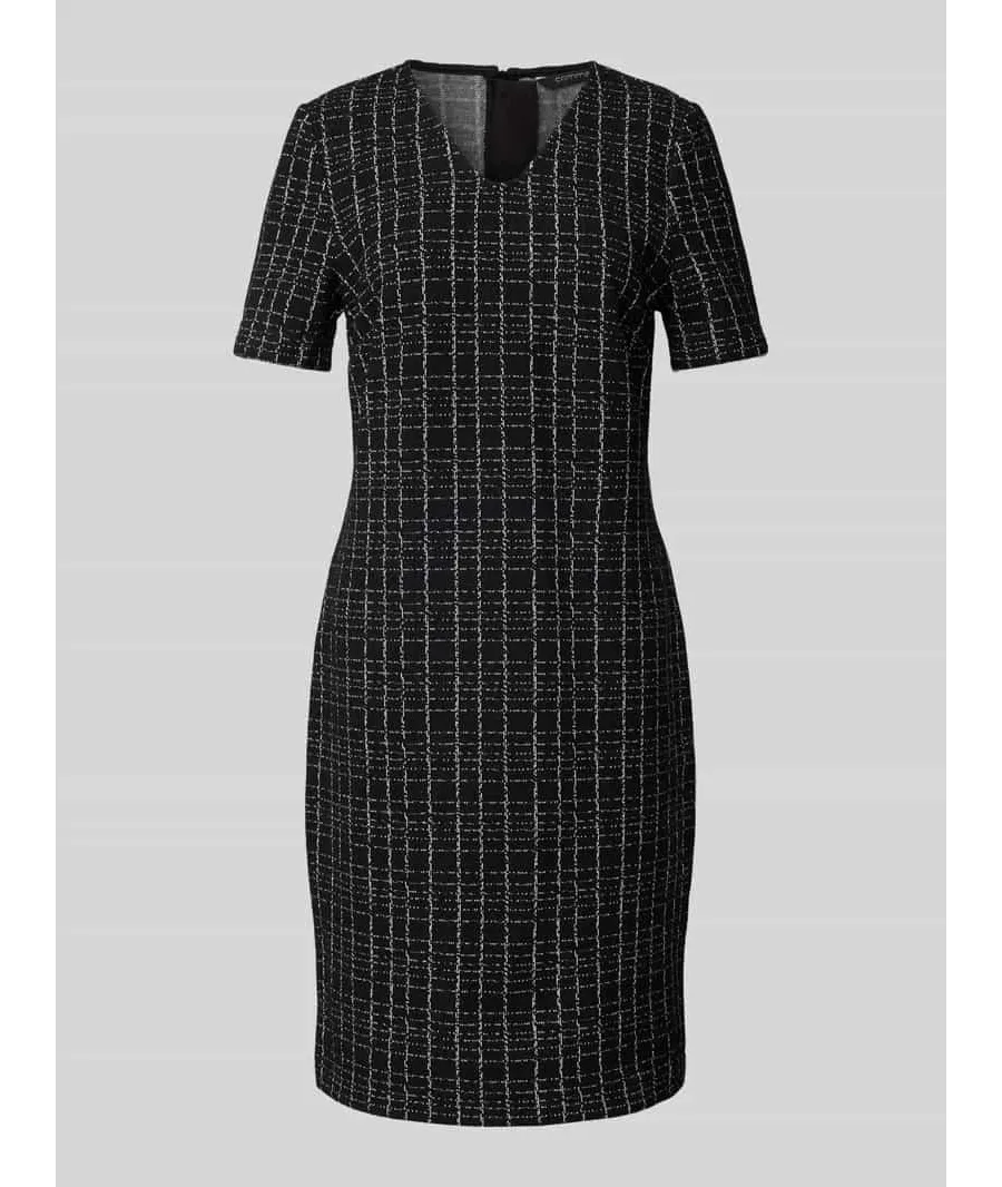 obrazek 1 Sukienka o długości do kolan z dekoltem w serek