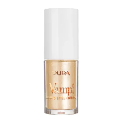Zdjęcie Pupa Shine Bright Vamp! Cień do powiek w płynie 013 Sunny Gold Sunny Gold 4 ml
