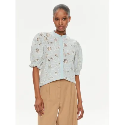 Zdjęcie Bruuns Bazaar Bluzka Larin BBW3950 Niebieski Regular Fit