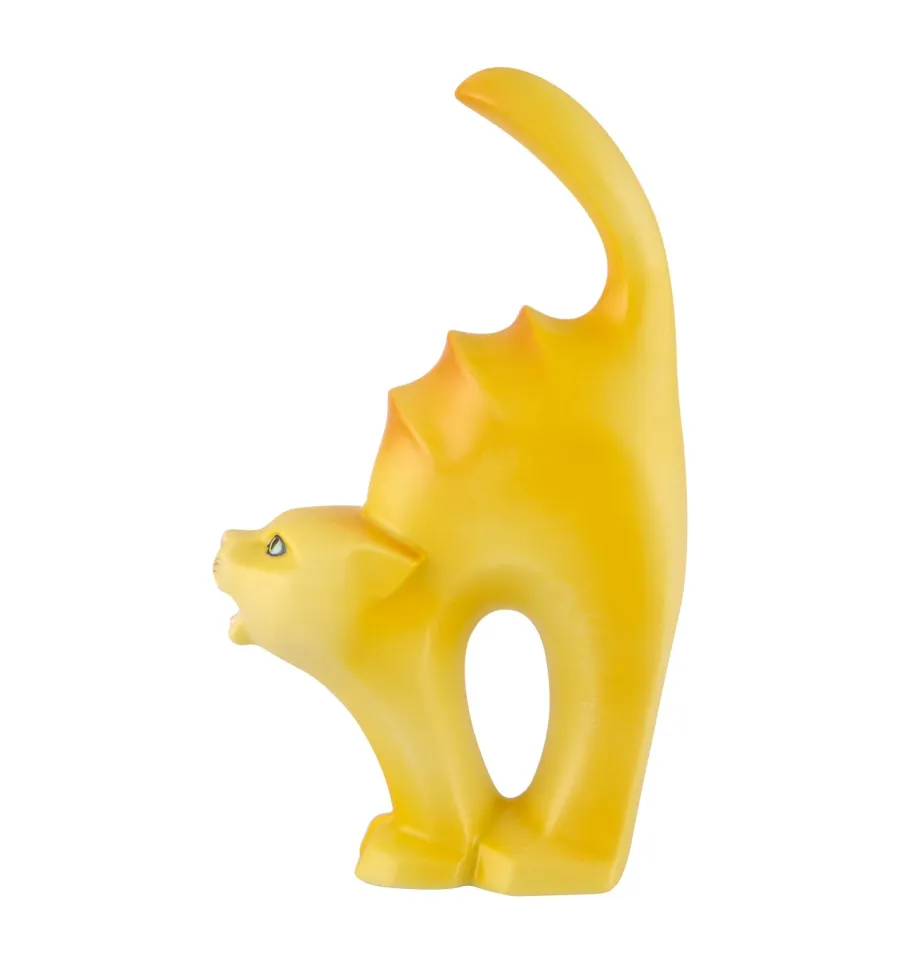 obrazek 2 Cudowna figurka kota z porcelany