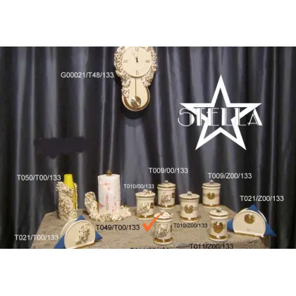 Zdjęcie Stylowy ceramiczny słoik z kryształkami Swarovskiego