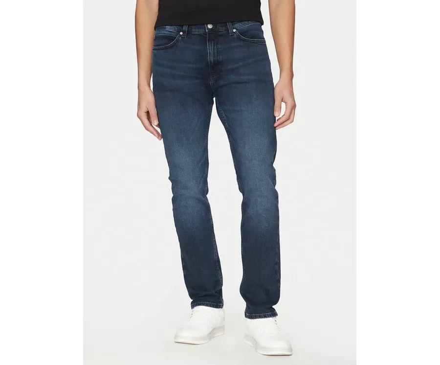 obrazek 1 HUGO Jeansy 50530610 Niebieski Slim Fit