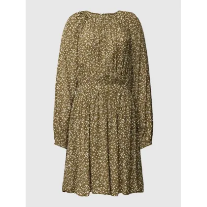 Zdjęcie Sukienka o długości do kolan z wiskozy z nadrukiem na całej powierzchni