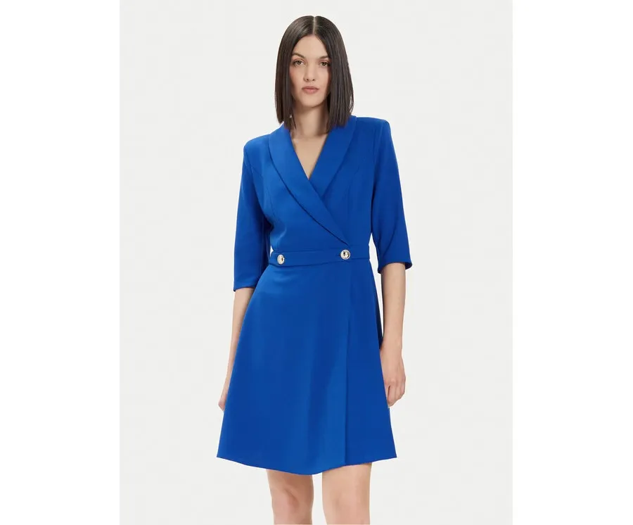 obrazek 1 Rinascimento Sukienka koktajlowa CFC0118280003 Niebieski Regular Fit