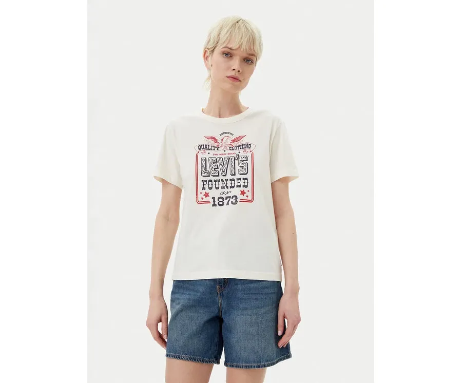 obrazek 1 Levi's® T-Shirt A8802-0041 Biały Standard Fit