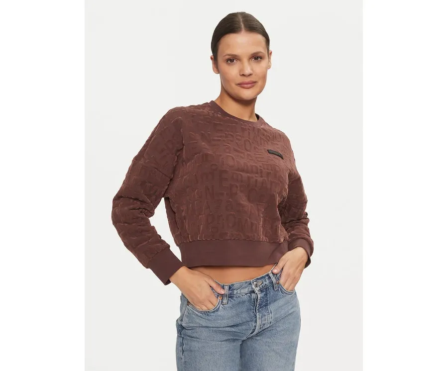 obrazek 1 EA7 Emporio Armani Bluza 7W000002 AF10195 UA006 Brązowy Relaxed Fit
