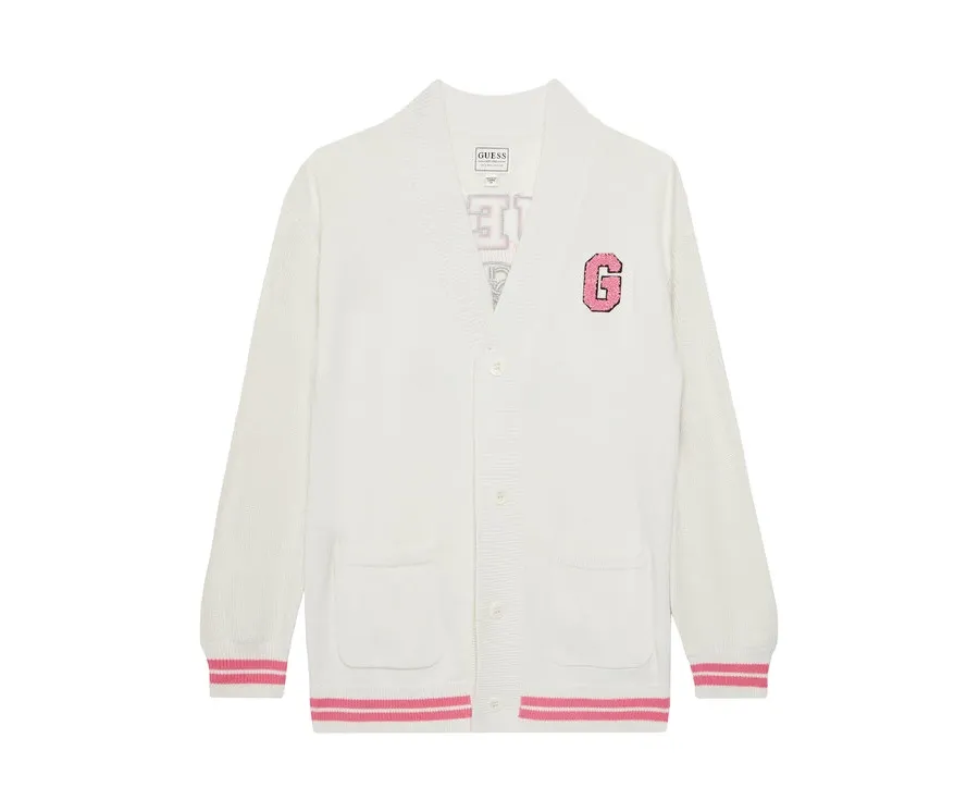 obrazek 1 Guess Kardigan J5YR11 Z3OF0 Biały Regular Fit