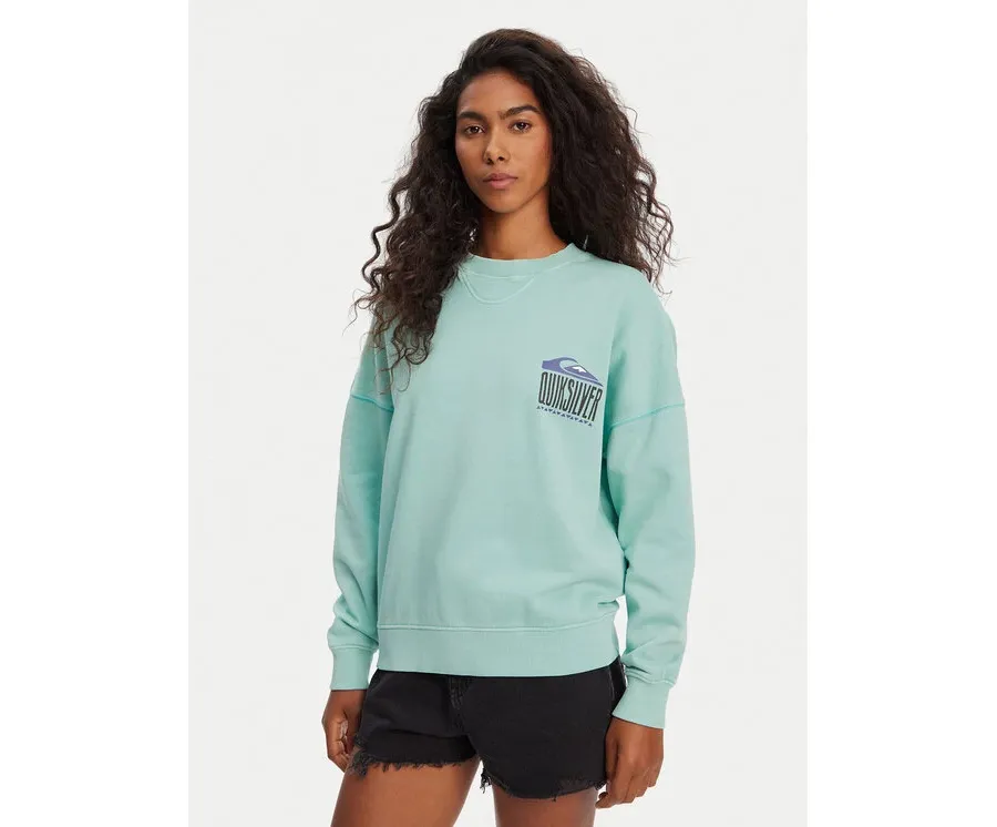 obrazek 1 Quiksilver Bluza EQWFT03179 Turkusowy Oversize