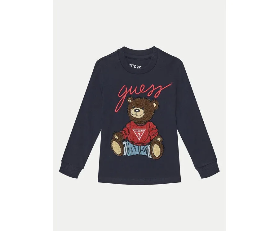 obrazek 1 Guess Bluzka L5RI32 K8HM4 Granatowy Regular Fit