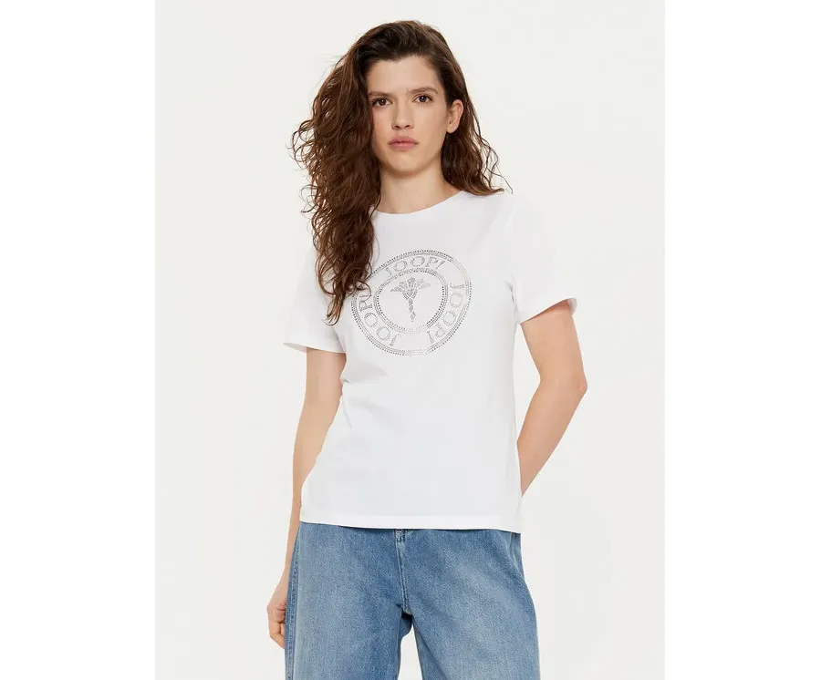 obrazek 1 JOOP! T-Shirt 58  10018228 30042942 Biały Slim Fit