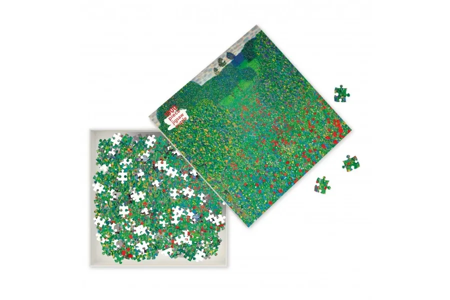 obrazek 2 Puzzle dla dorosłych Gustav Klimt: Pole makowe - Flame Tree Publishing
