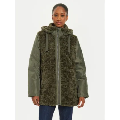 Zdjęcie Olsen Kurtka przejściowa 15101413 Zielony Loose Fit