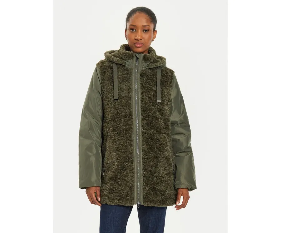 obrazek 1 Olsen Kurtka przejściowa 15101413 Zielony Loose Fit