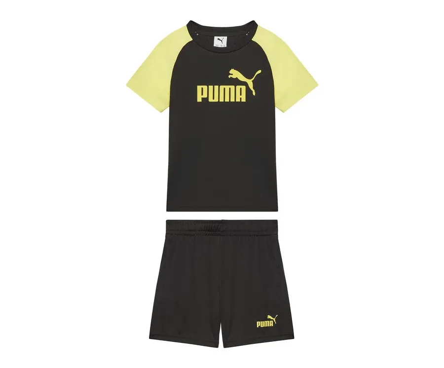 obrazek 1 Puma Komplet t-shirt i spodenki Ess 686299 Czarny Regular Fit