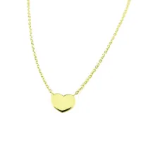 Picture Elegant chain with a plate heart, cm.42