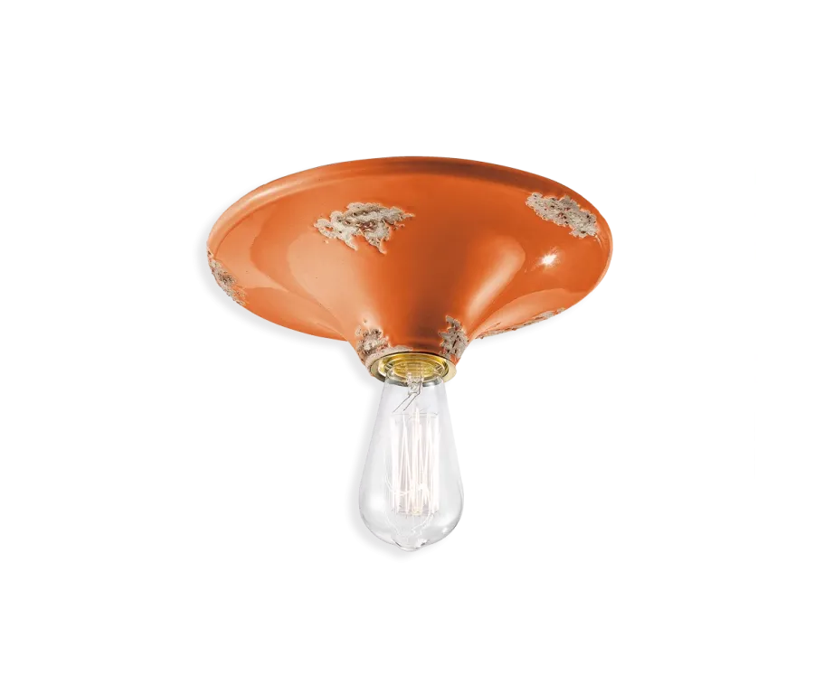 obrazek 3 Stylowa włoska lampa sufitowa-plafoniera w stylu vintage
