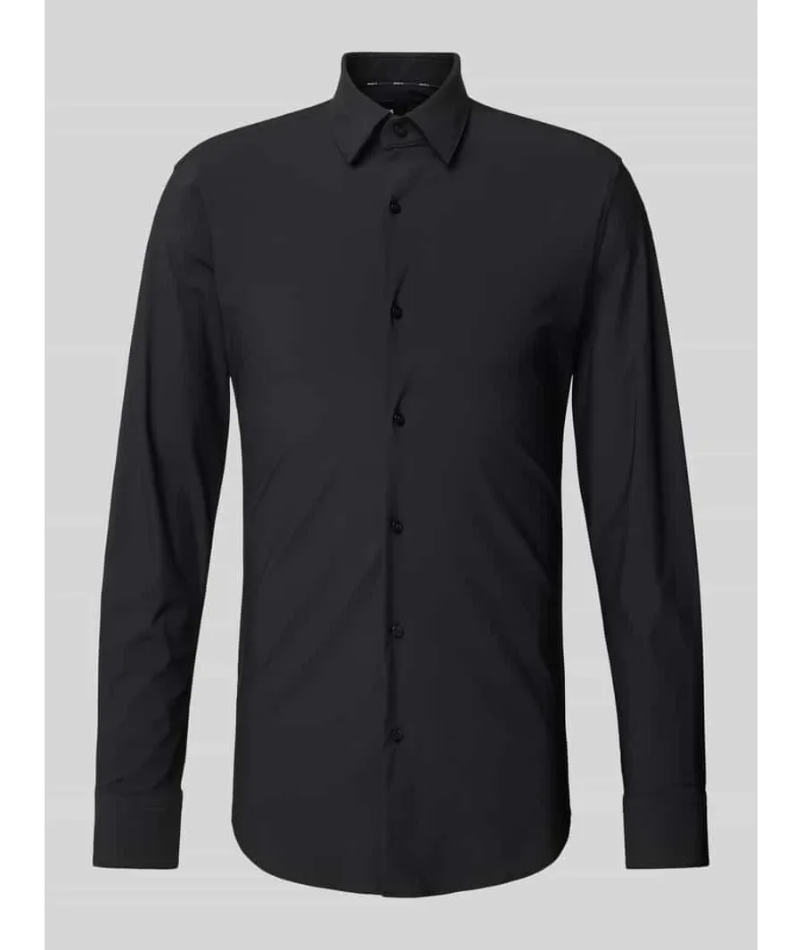 obrazek 1 Koszula biznesowa o kroju slim fit z drobnego twillu z dodatkiem streczu