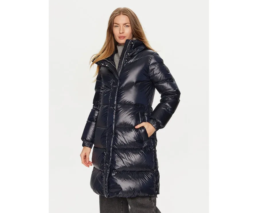 obrazek 1 Woolrich Kurtka puchowa Aliquippa Long CFWWOU0926FRUT3085 Granatowy Regular Fit