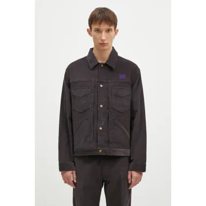 Zdjęcie Needles kurtka sztruksowa Penny Jean Jacket kolor fioletowy przejściowa PU216