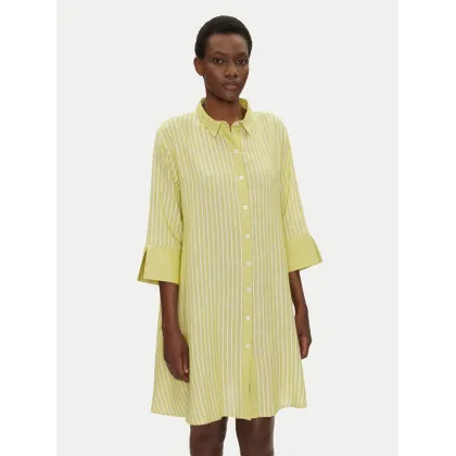 Zdjęcie Iconique Sukienka koszulowa IC25-026 Zielony Relaxed Fit