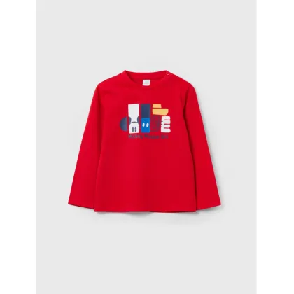 Zdjęcie OVS Bluzka DISNEY 1607651 Czerwony Regular Fit