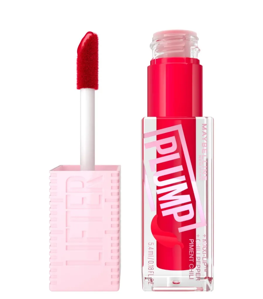 obrazek 1 Maybelline Lifter Plump Błyszczyk do ust 004 Red Flag Red Flag 5 ml