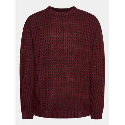 Zdjęcie Redefined Rebel Sweter 222048 Bordowy Regular Fit