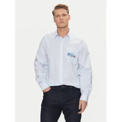 Zdjęcie Lacoste Koszula CH4548 Błękitny Relaxed Fit