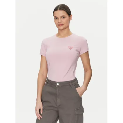 Zdjęcie Guess T-Shirt W2YI44 J1314 Różowy Slim Fit