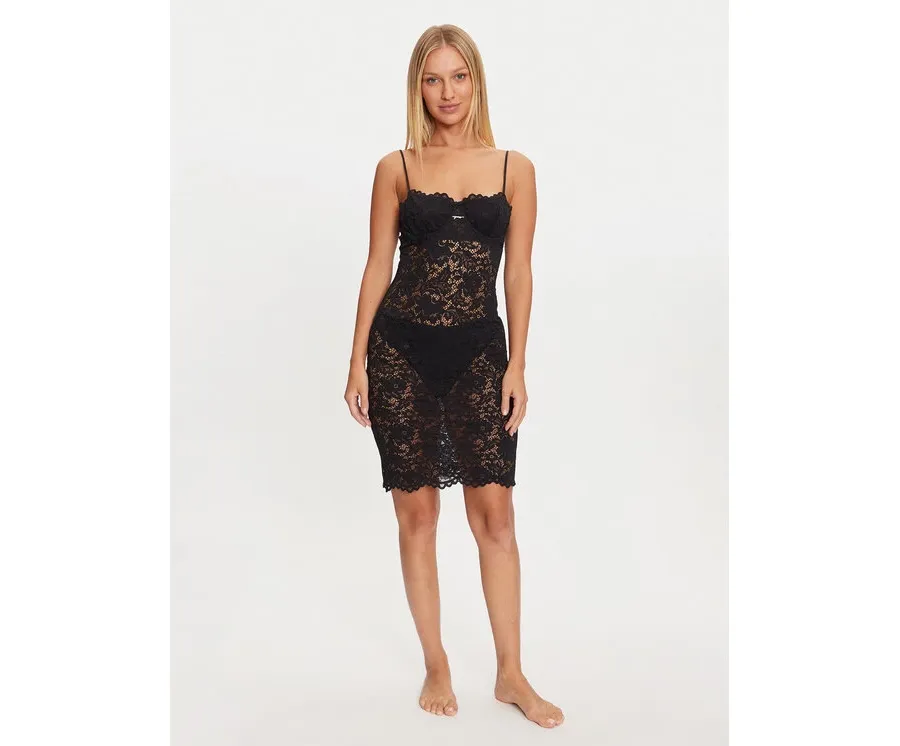 obrazek 1 Guess Koszula nocna O4BK00 KCCO0 Czarny Regular Fit
