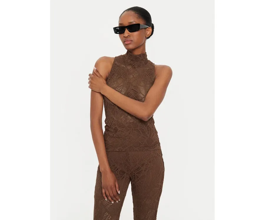 obrazek 1 Gestuz Top Hilma 10909260 Brązowy Slim Fit