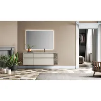 Zdjęcie Włoskie polerowane lustro krawędziowe z podświetleniem LED do łazienki