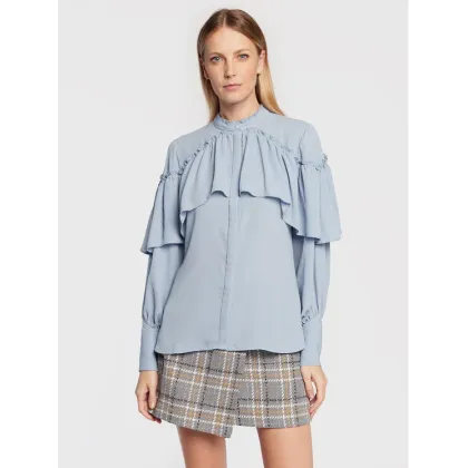 Zdjęcie Bruuns Bazaar Koszula Camilla Aeva BBW3173 Błękitny Regular Fit