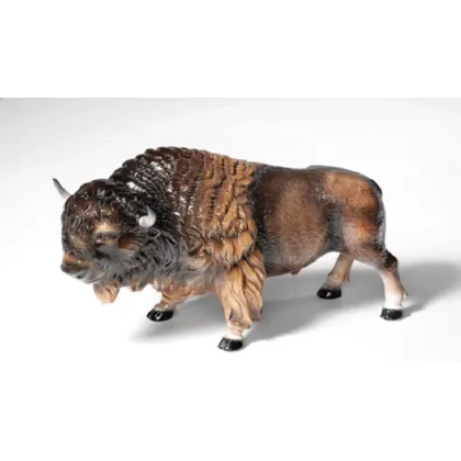 Picture A unique ceramic figure of a bison - Il Gattopardo