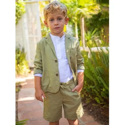 Zdjęcie Mayoral Szorty materiałowe 3221 Zielony Regular Fit