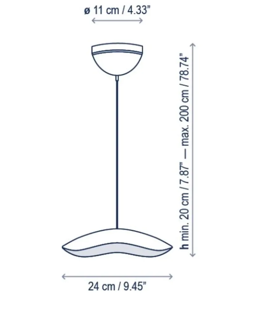 obrazek 6 Oryginalna lampa wisząca z metalu i aluminium