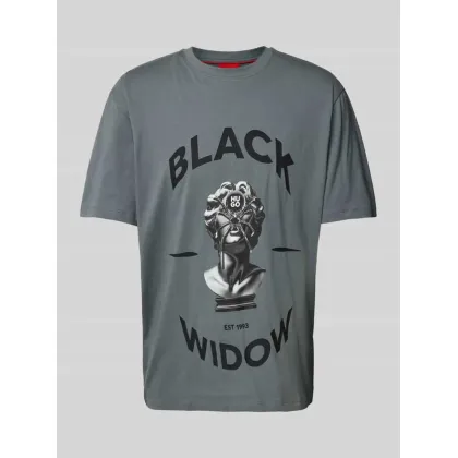 Zdjęcie HUGO T-Shirt Dostalgi 50530684 Szary Relaxed Fit